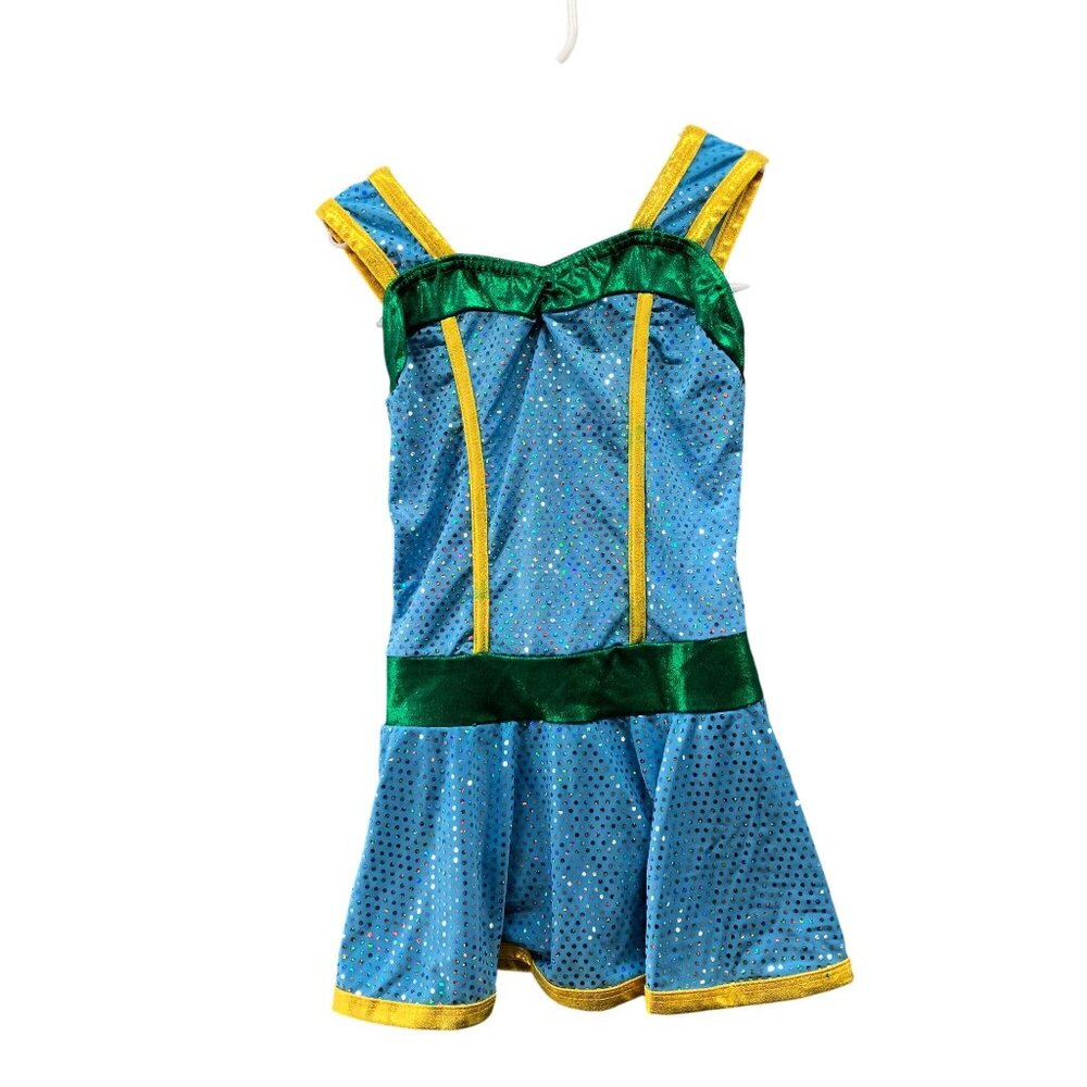 A Wish Come True Dance‎ Costume Girls MC (8-10) Blue Leotard Parade Dorothy